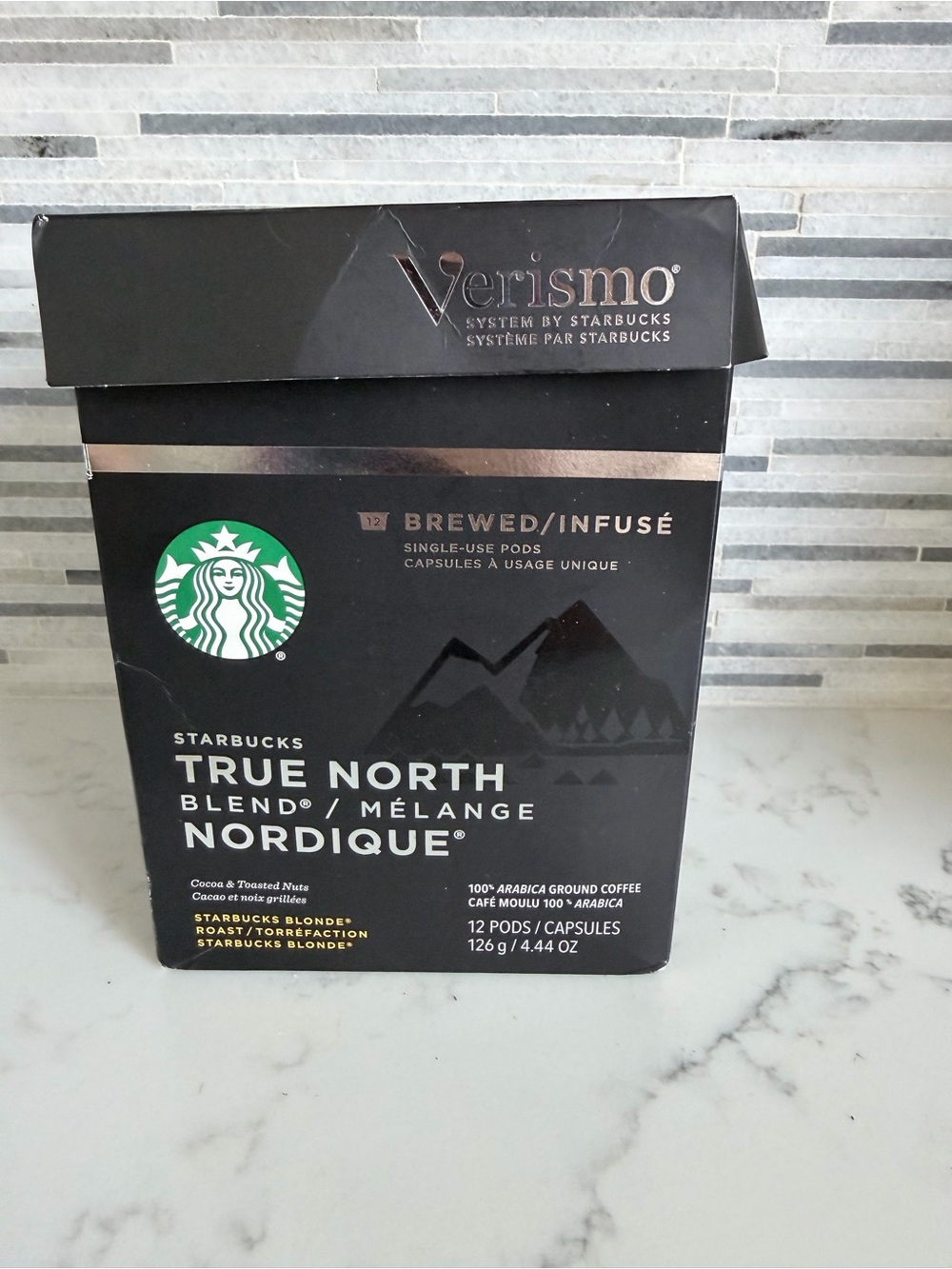 Starbucks Verismo True North Blend Single-Use Pods - Black & Green Accents